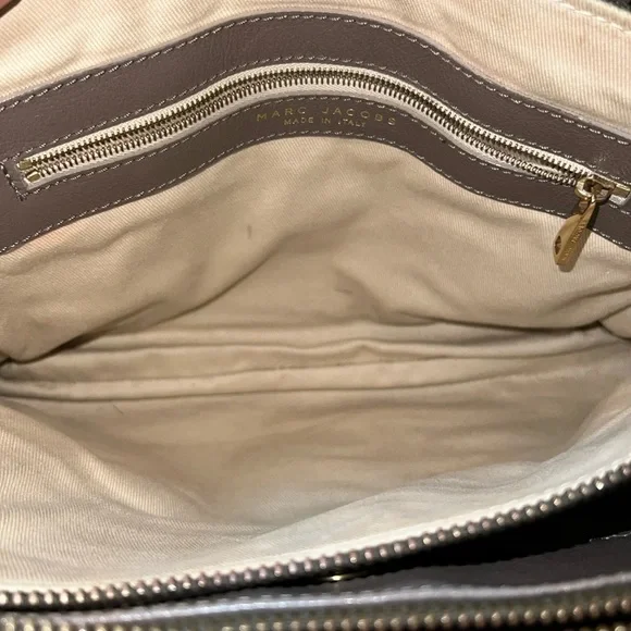 Marc Jacobs Blake Quilted Venetia Satchel Handbag. Italian Leather. Puffer AUTH - Picture 9 of 17